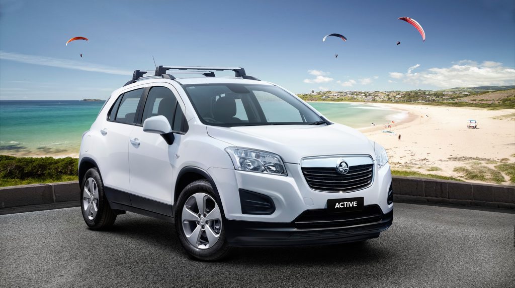 The Holden Trax Active. The Holden Trax Active.